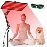 Morfone Lampe thérapeutique éclairant le visage avec lumière rouge pour un teint homogène.