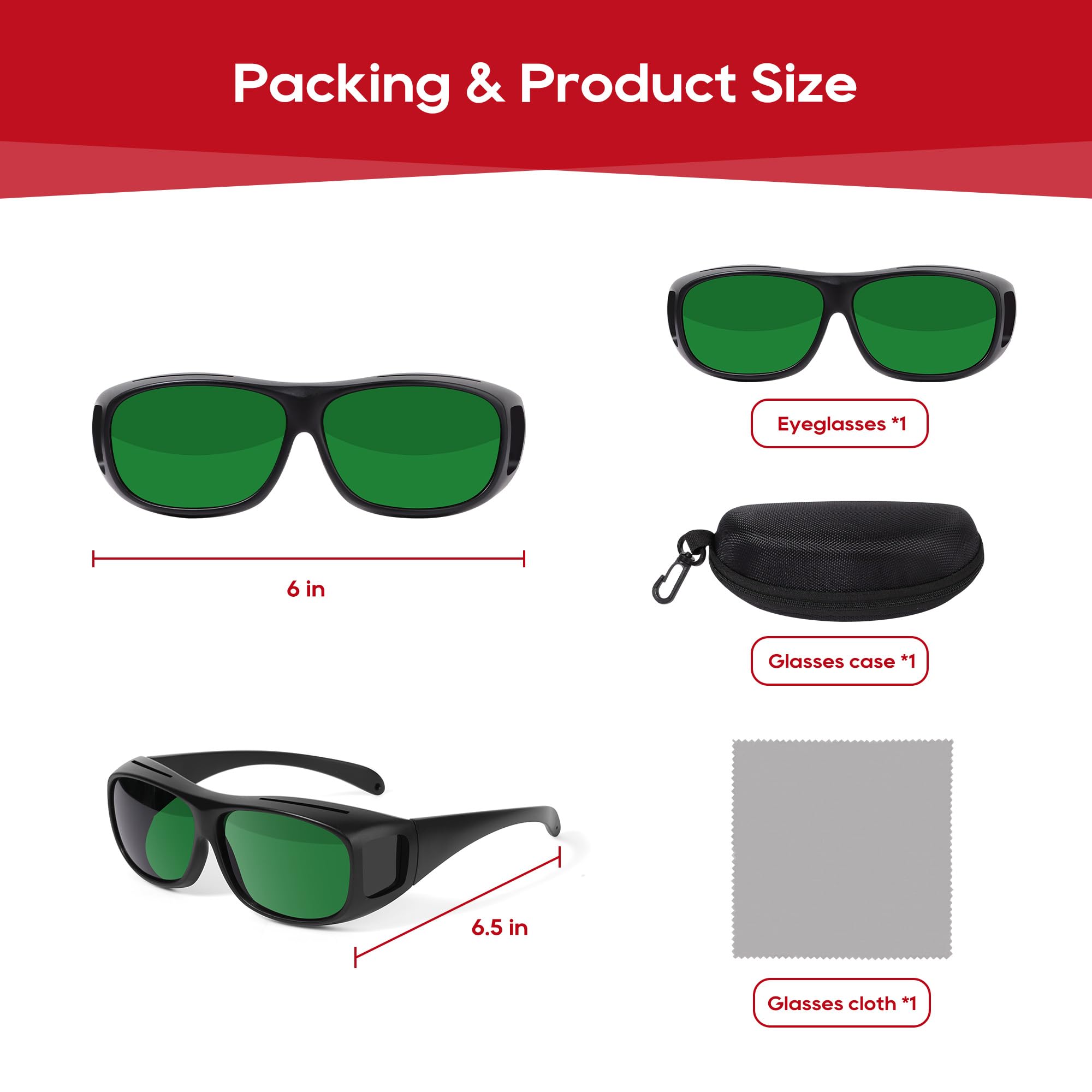 Lunettes Morfone avec étui de transport pratique