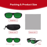 Morfone lunettes avec étui rigide inclus pour déplacements.