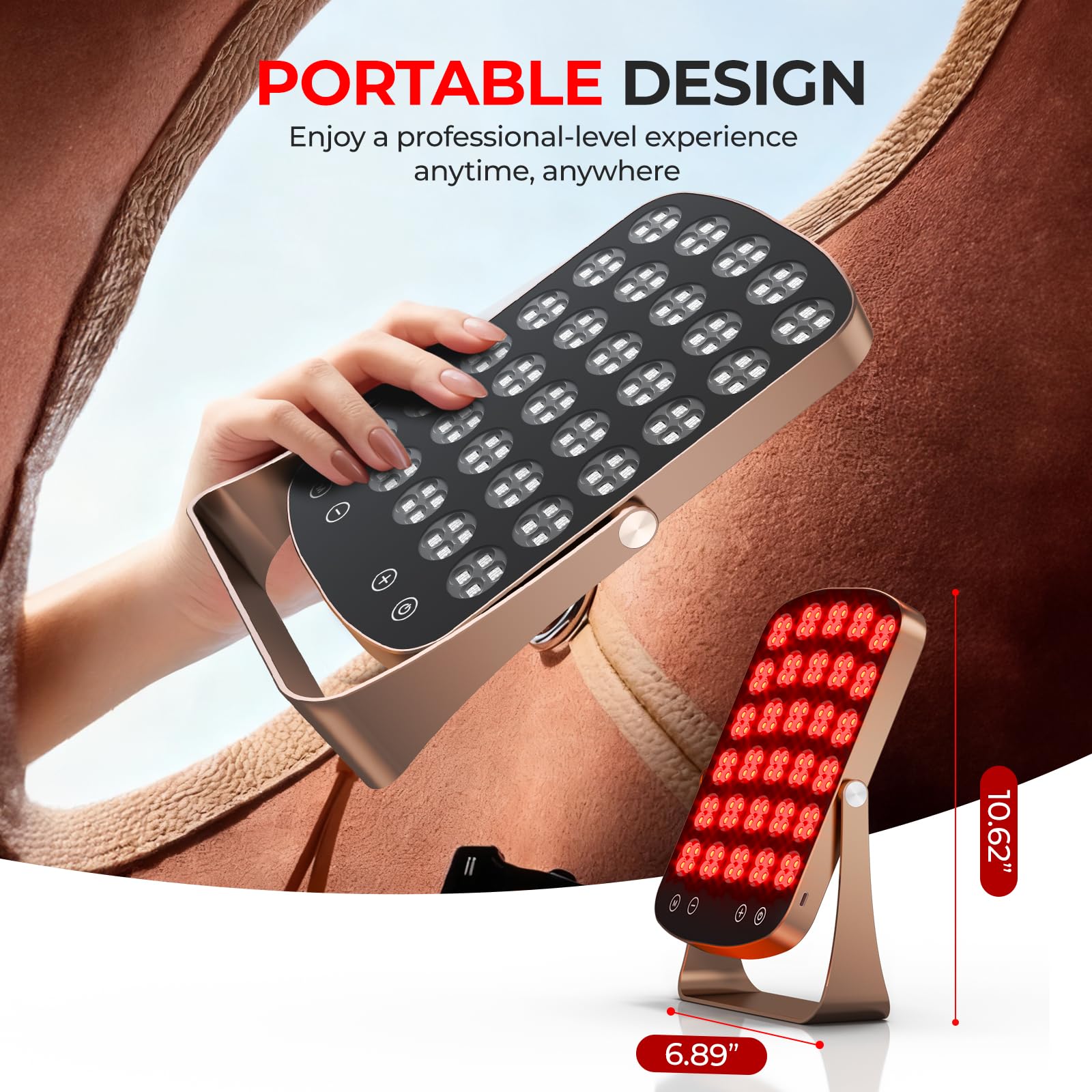 Morfone minuterie intégrée pour programmer les séances.