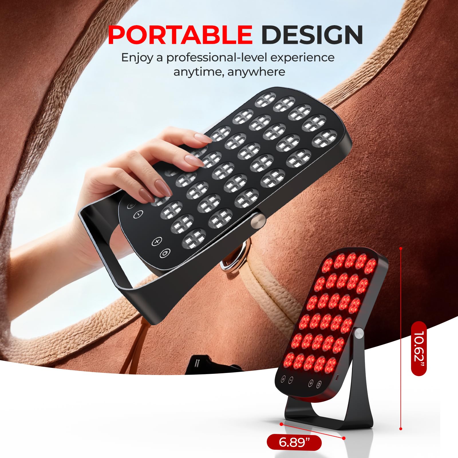 Morfone mode lumière constant et pulsé pour personnalisation.