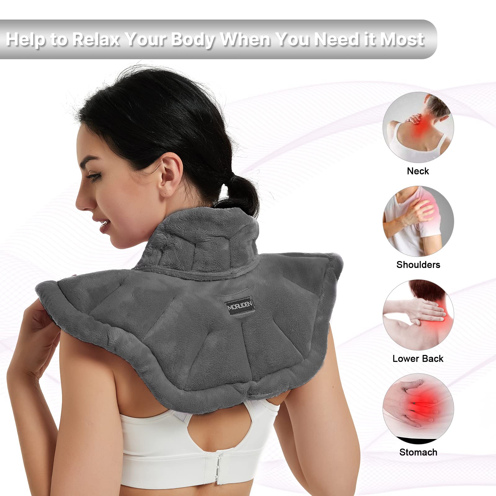MORLIDEN tissu minky doux pour une sensation agréable sur la peau