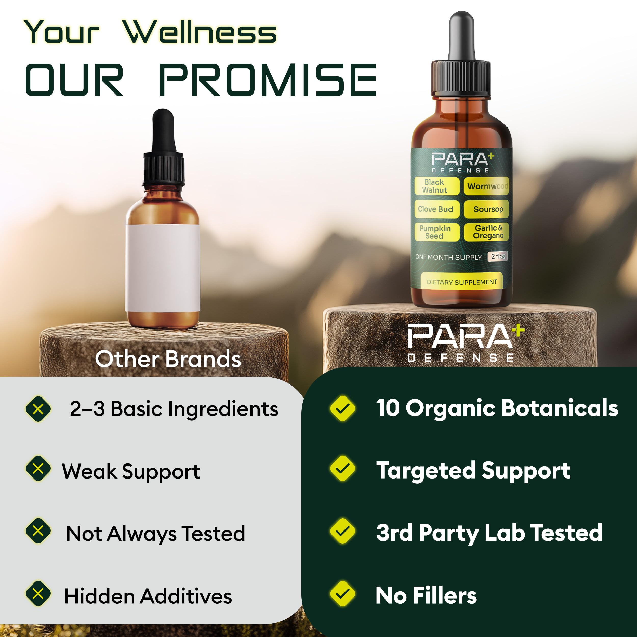 Morpha Organics Para Defense – Label clair, conseils d’utilisation et usages possibles.