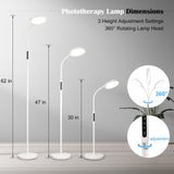 Morpholife Lampe base pied stable, excellente stabilité sur tous les sols