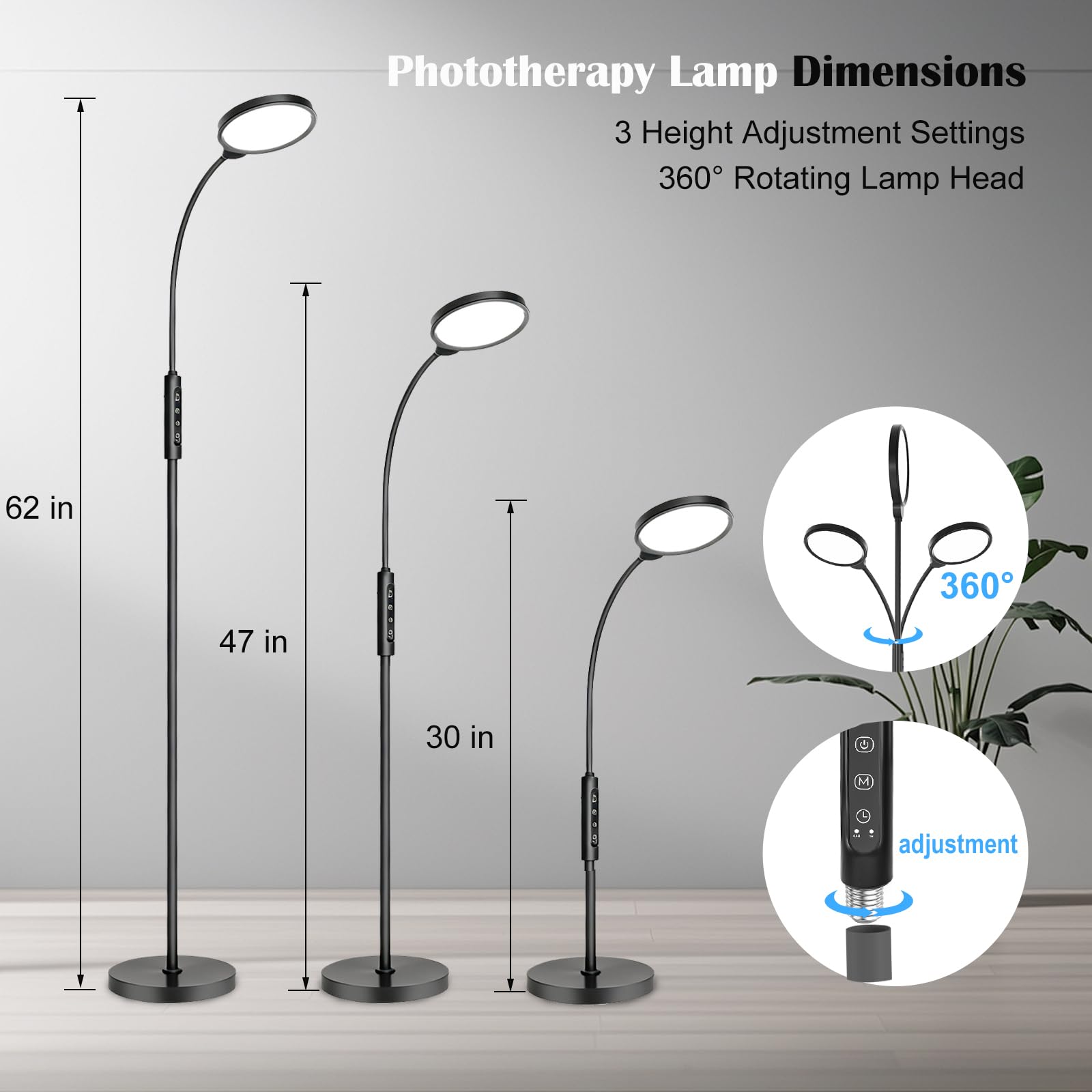 Lampe Morpholife design 3-en-1 pour bureau et chambre