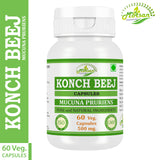 Capsules véganes Morsan Nutraveda Kaunch Beej, mode de vie sain.