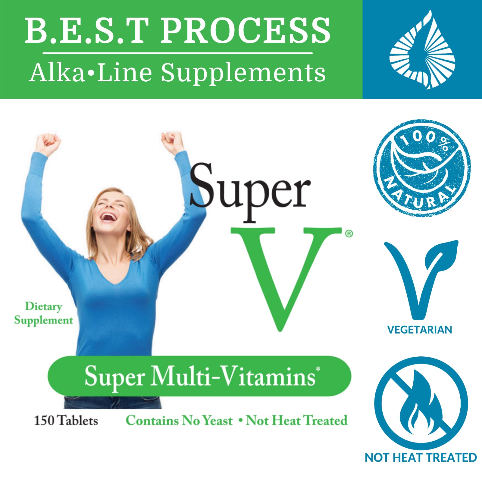 Morter HealthSystem SuperV, capsules, soutien digestif grâce aux enzymes.