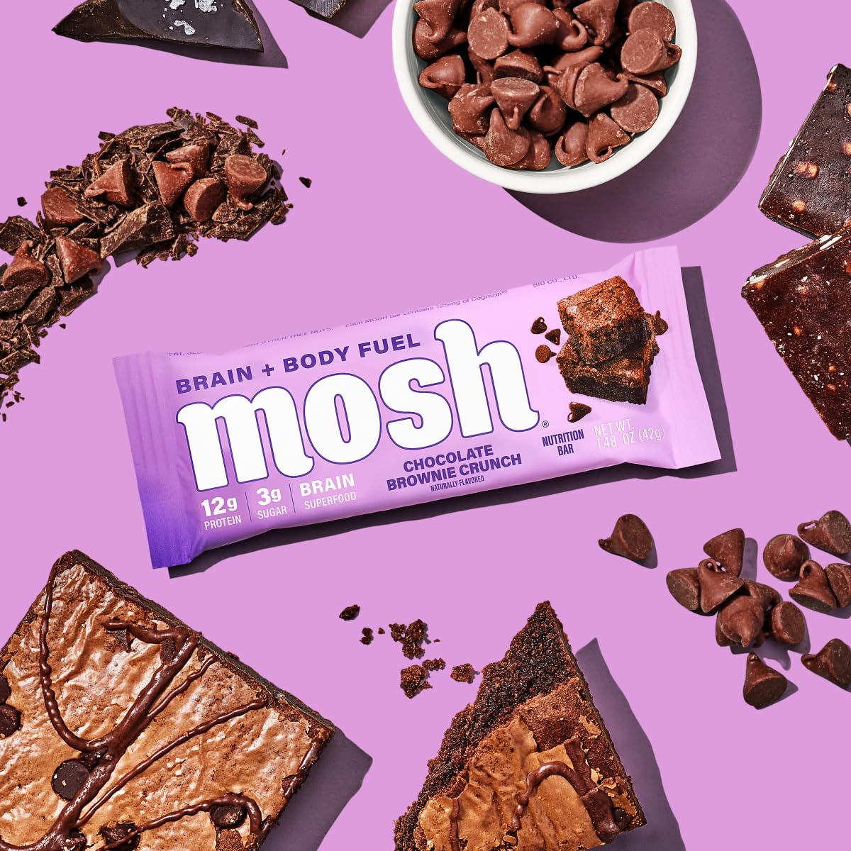 MOSH barre proteine keto proteine-riche : barre haute en proteines pour l'effort.