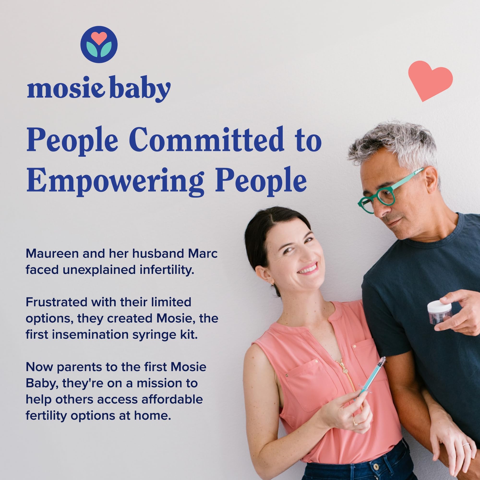 Mosie Baby : kit à domicile compatible avec sperme frais ou dons
