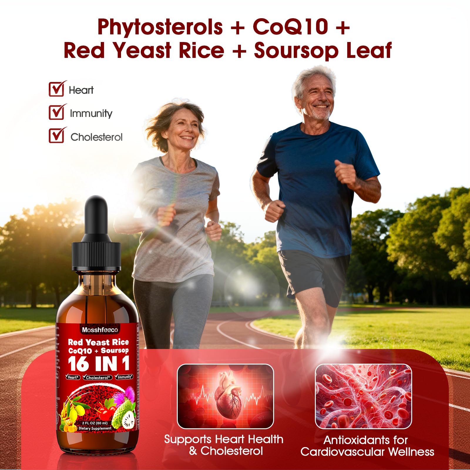 MOSSHFEECO mélange bergamot et herbes pour soutien cardiovasculaire