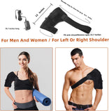 MOTAYU bandage chauffant épaule pour homme et femme, portabilité et confort.