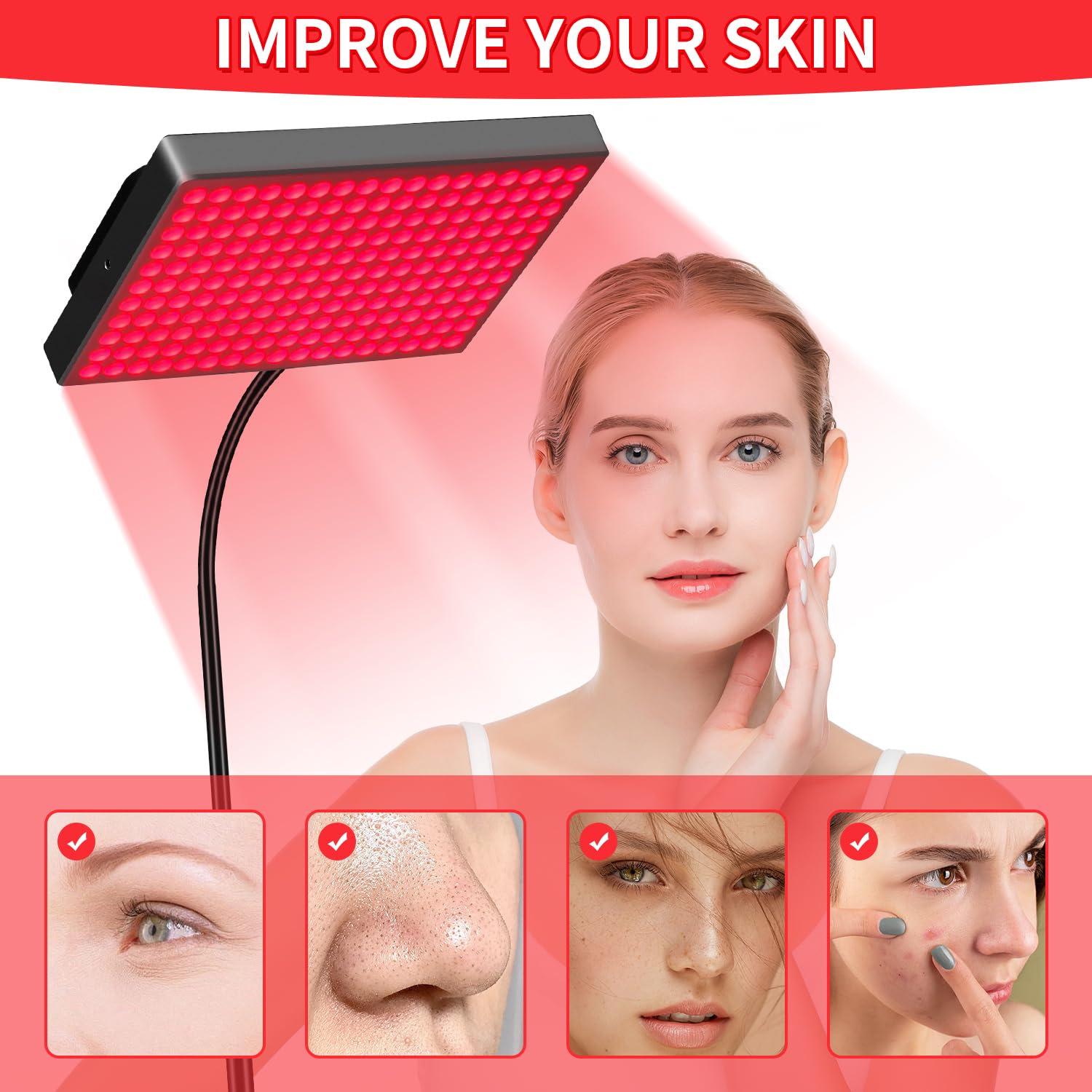 Motayu lampe infrarouge 850nm corps: utilisation douce pour relaxation des muscles.