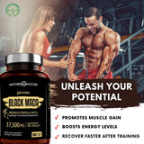Usine GMP USA, qualité assurée pour Mother Nature Organics Maca Noire.