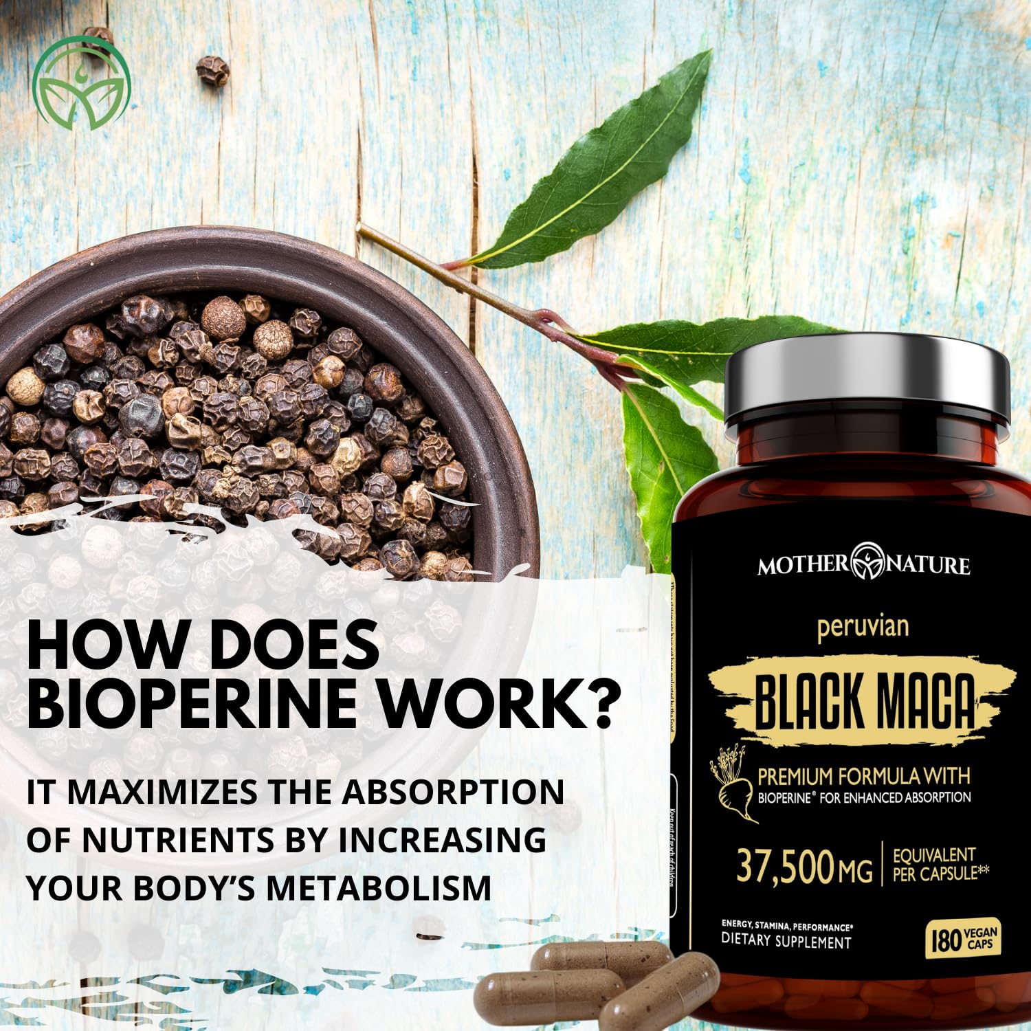 Utilisation quotidienne pour mode de vie actif avec Mother Nature Organics Maca Noire.