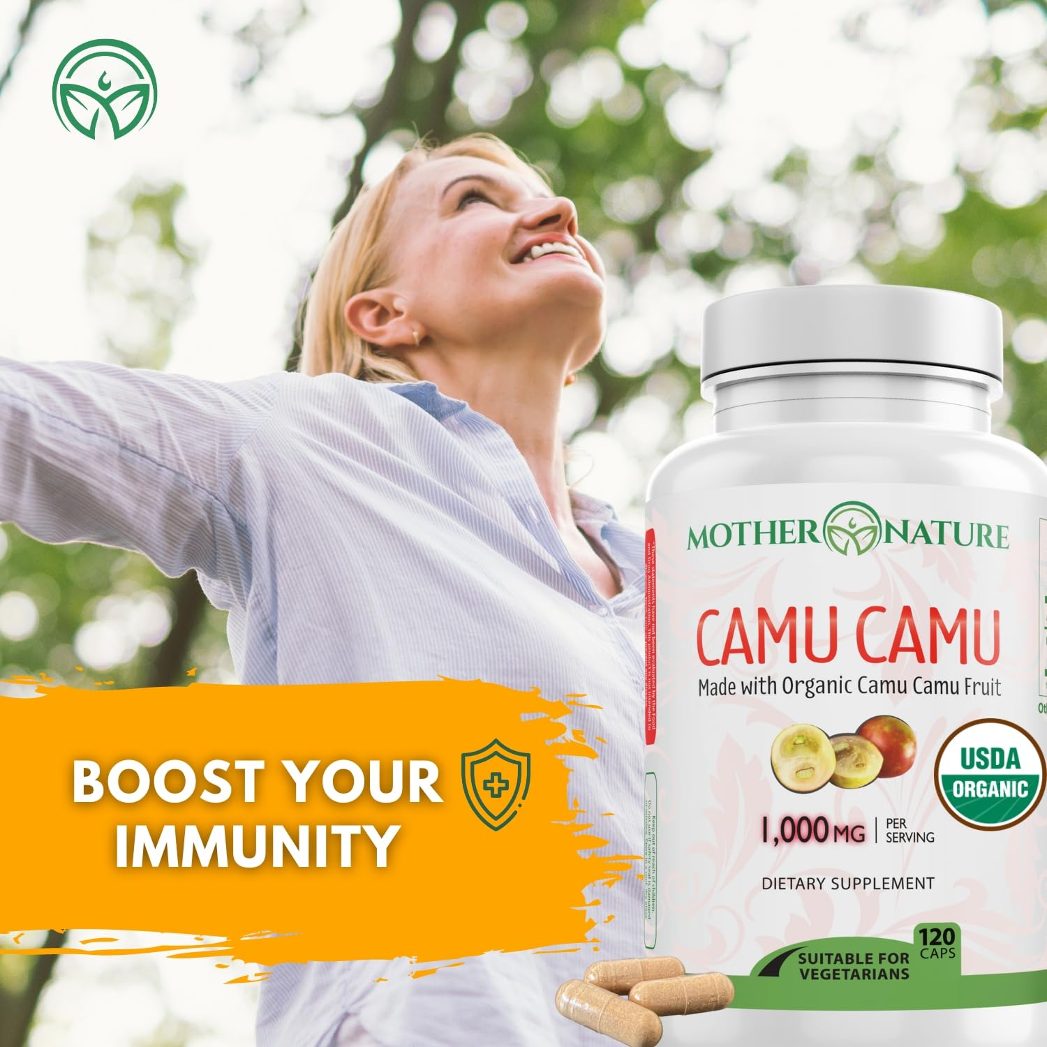 Poudre Camu Camu pure, origine péruvienne, à usage quotidien.