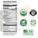 Mother Nature Organics Maca noire en smoothie énergisant, amélioration potentielle de l’endurance.