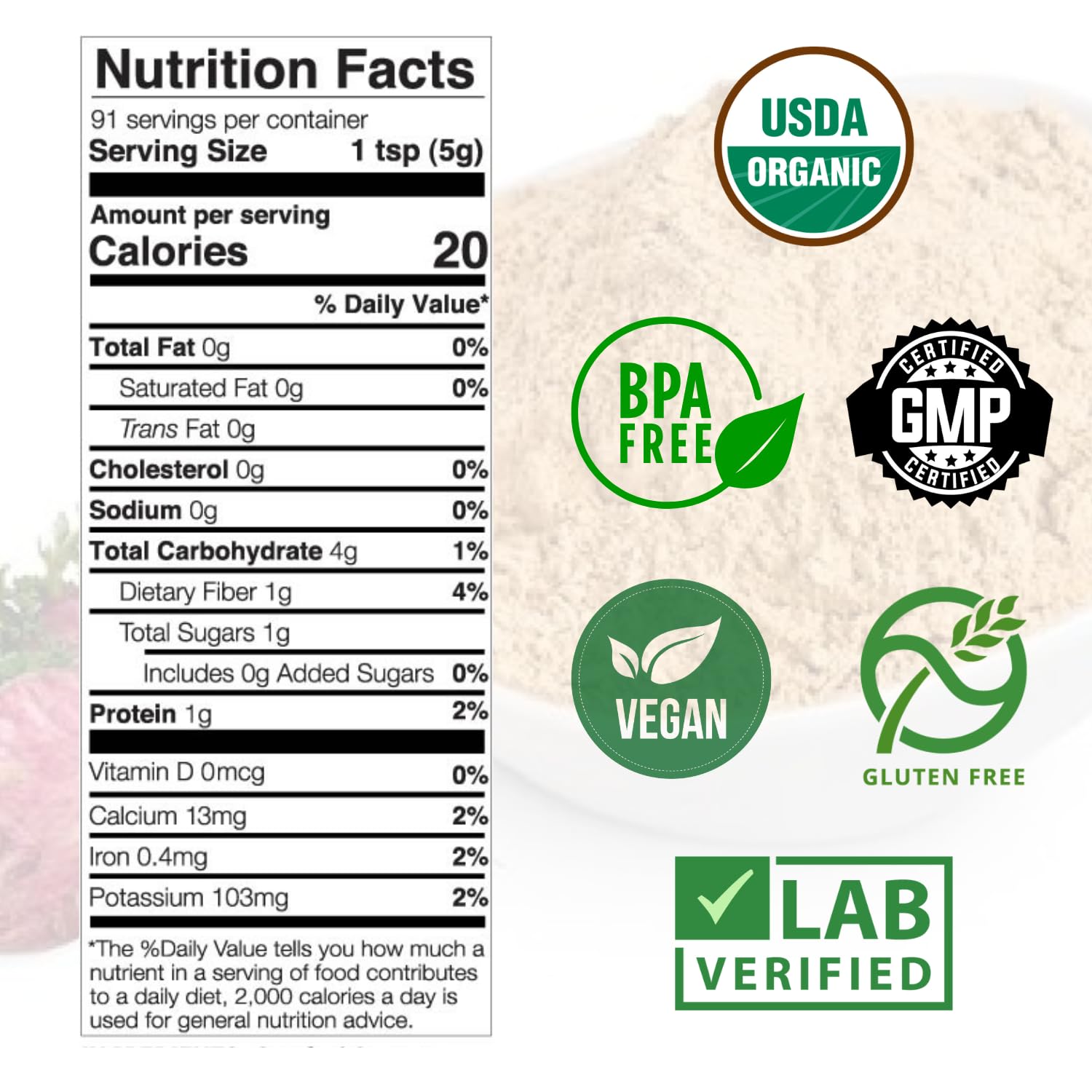 Smoothie Maca rouge péruvienne montrant énergie durable et bien-être.