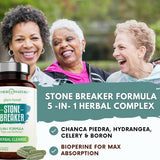 Mother Nature Organics Stone Breaker – étiquette claire et mélange 5 en 1