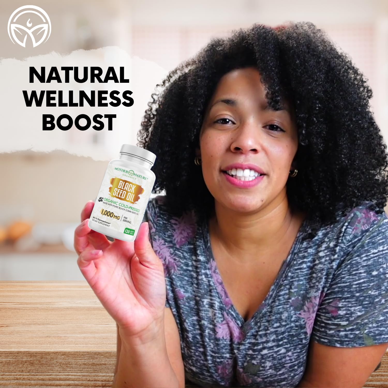 Mother Nature Organics Supplément quotidien – peut soutenir immunité et digestion.