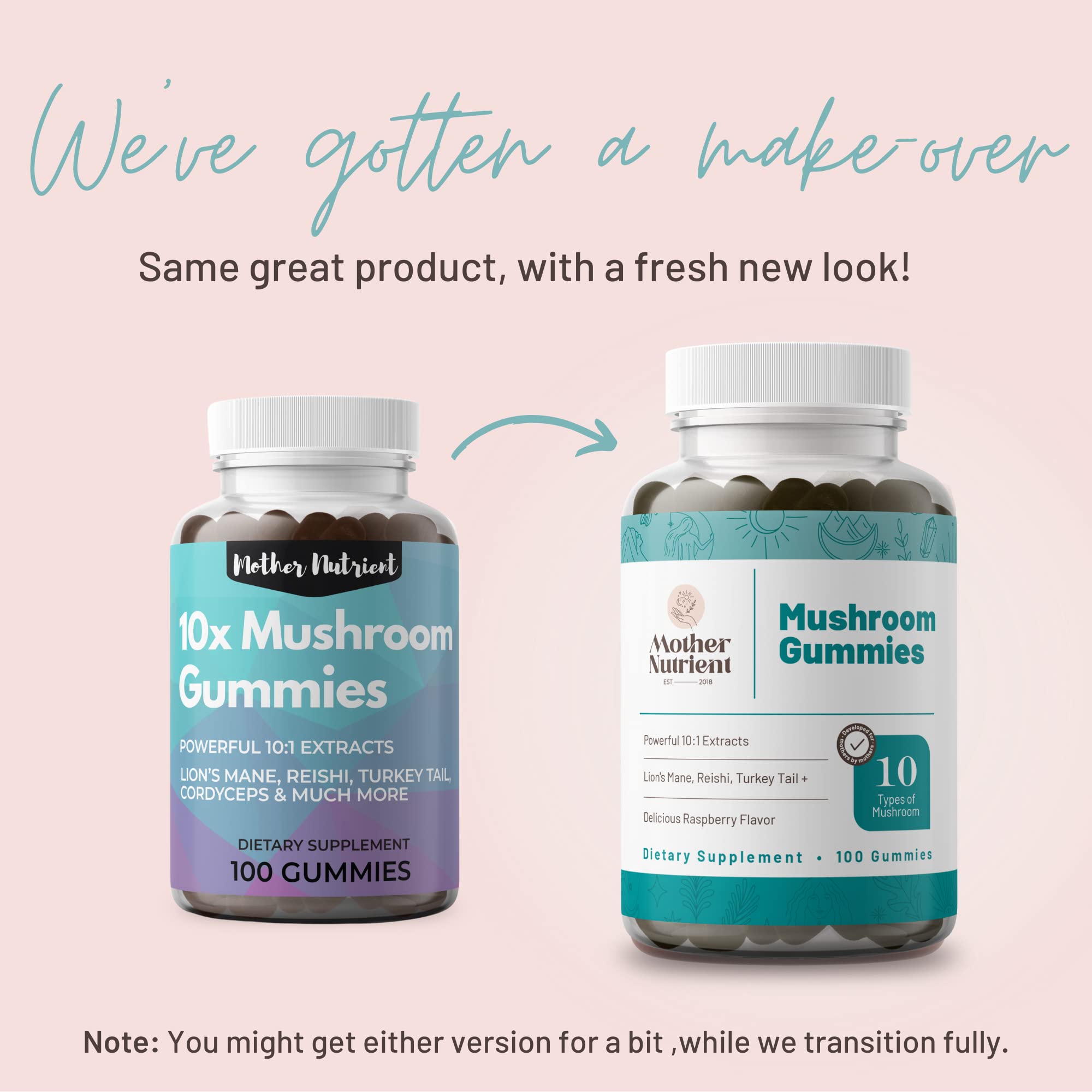 Ingrédients naturels visibles sur l'étiquette de Mother Nutrient, sans additifs.
