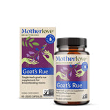 Bouteille Motherlove Goat’s Rue montrant le format capsules liquides et le potentiel soutien à l’allaitement