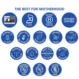 Motherlove More Milk Moringa : dosage quotidien clair sur le bouchon.