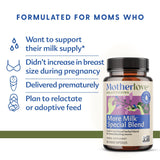 Motherlove More Milk Special Blend — capsules liquides faciles à prendre au quotidien