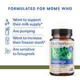 Motherlove Moringa – bouteille et étiquette bio, gage de qualité.