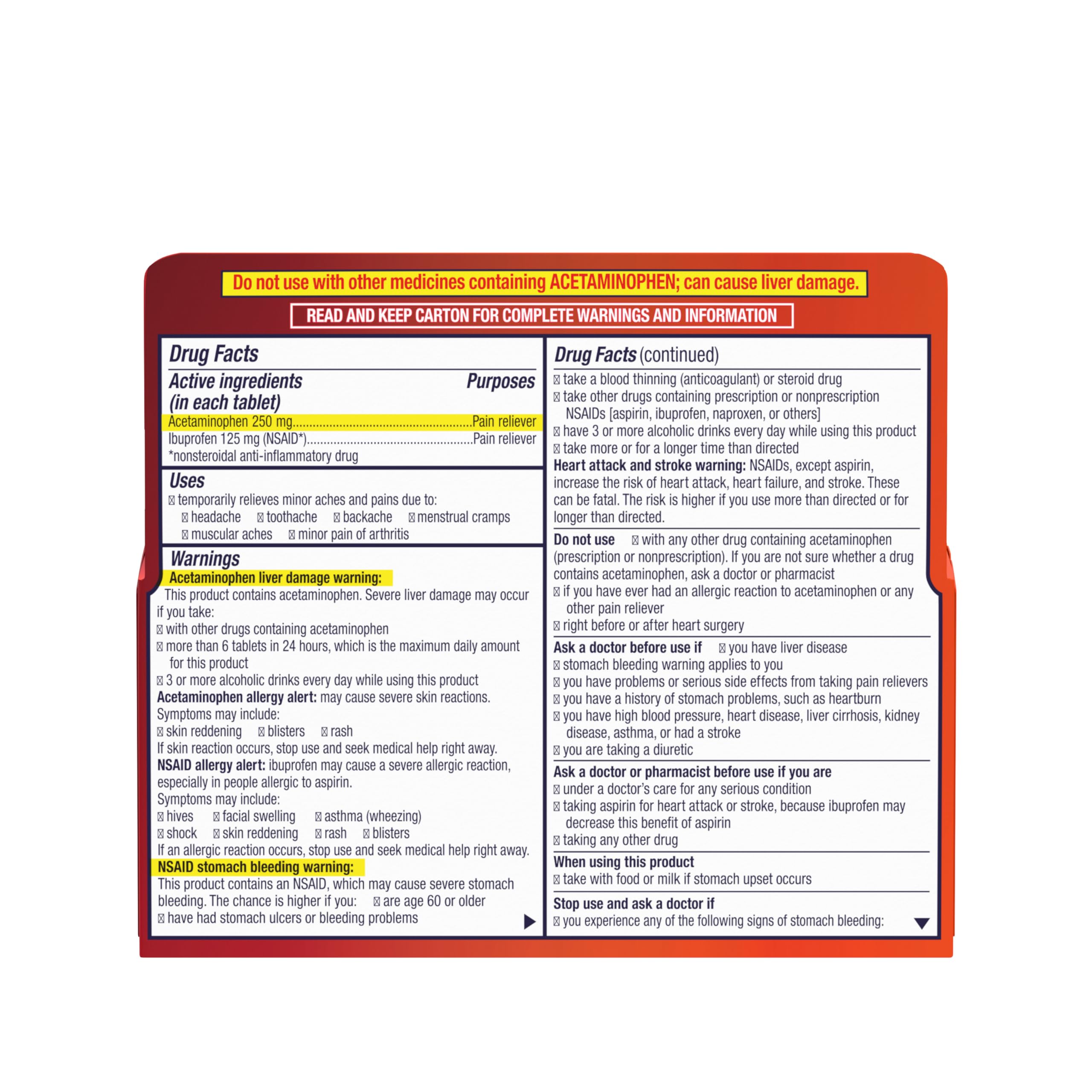 Motrin Dual Action pratique pour douleurs quotidiennes en famille