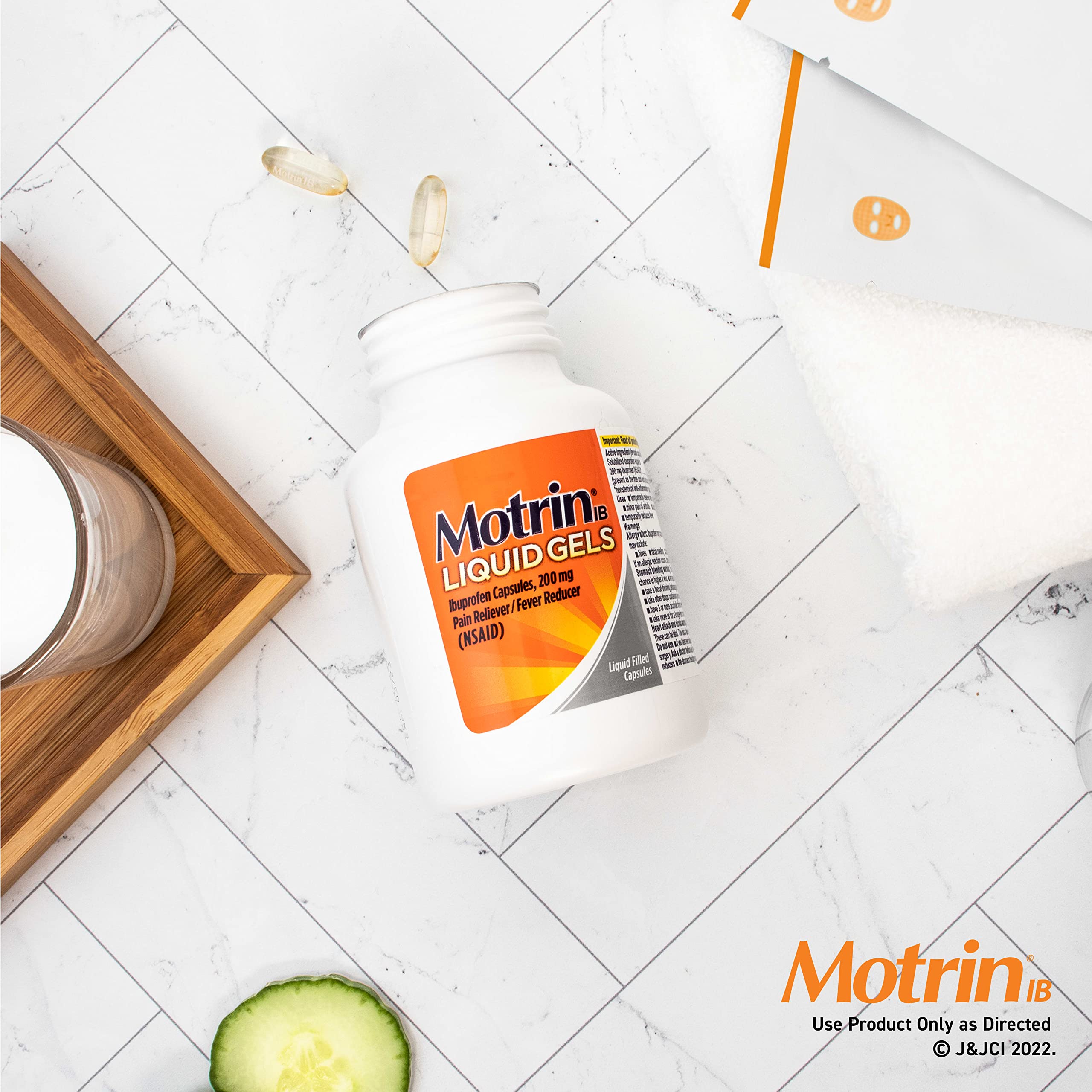 Motrin IB Gel Liquide: soulagement des maux de tête