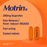 Tablettes Motrin IB, action rapide contre douleurs quotidiennes.