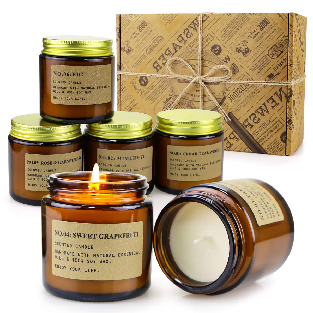 MOULENGGU Mimurhyl : bougie parfumée durable pour ambiance relaxante.