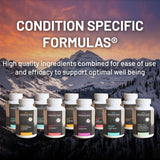 Capsules végétariennes Mountain Peak Glycémique Formule, option hypoallergénique pour le métabolisme.