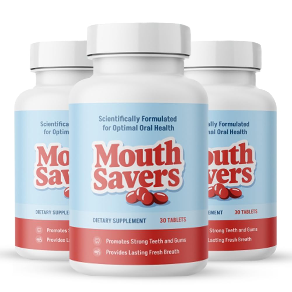 Mouth Savers pack 3 bonbons menthe sans sucre, pratique à emporter.