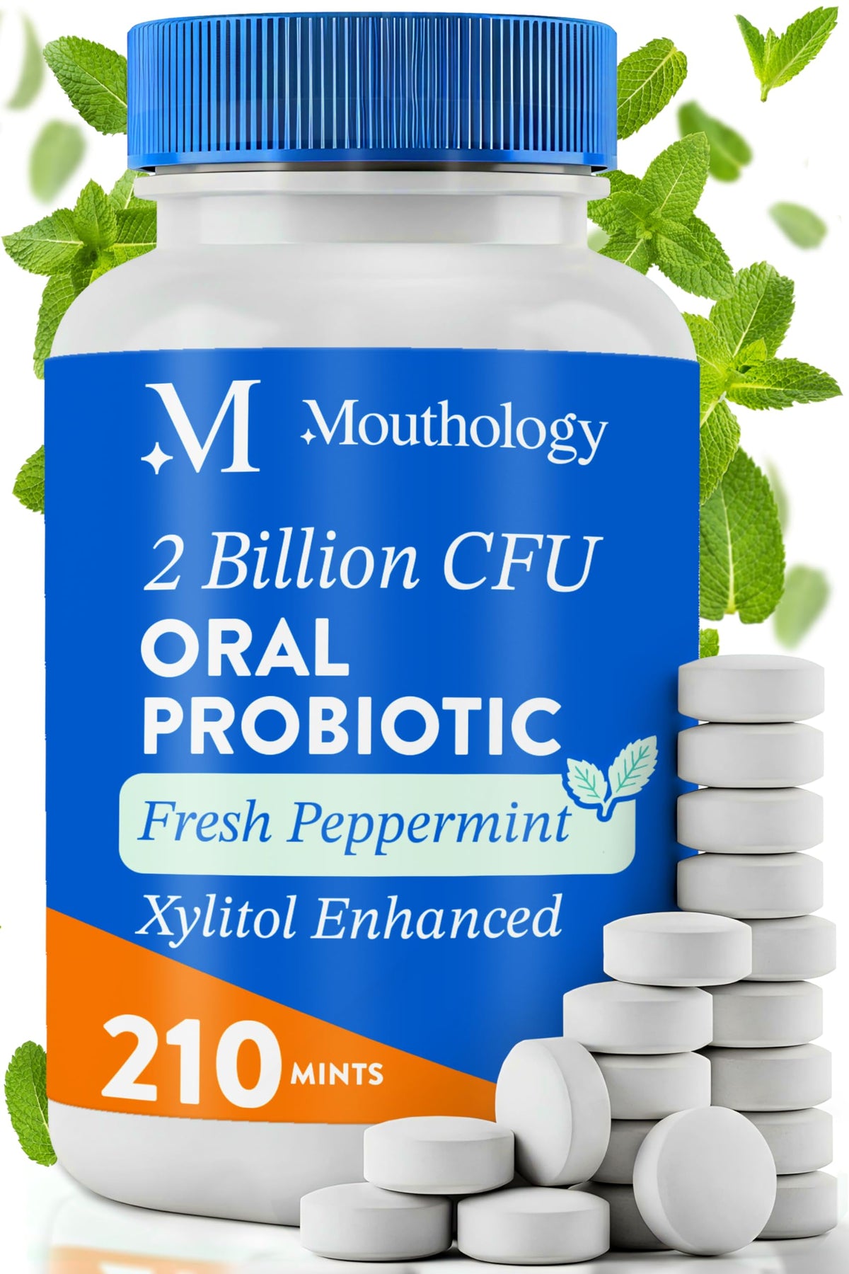 Mouthology Probiotiques Oraux pour une haleine fraîche et durable.