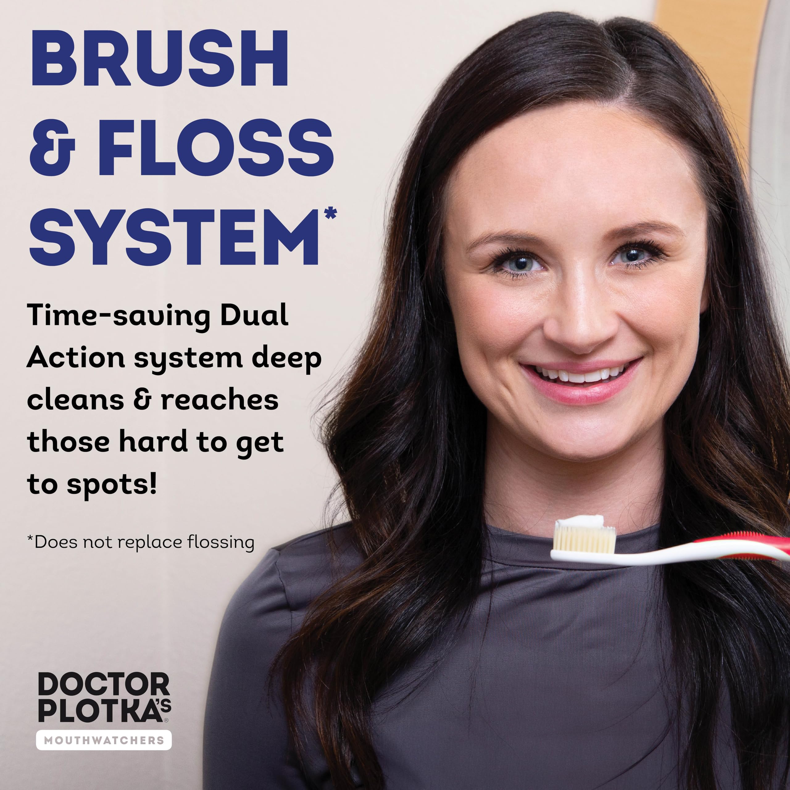 MOUTHWATCHERS-poils-polyester-douce: douceur adaptée aux dents sensibles.