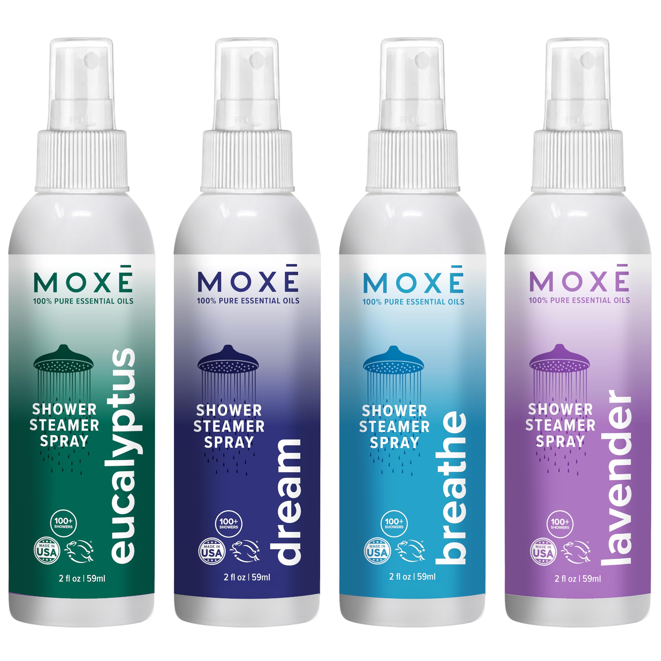 MOXE Aromathérapie Douche Eucalyptus : bouffée rafraîchissante pour démarrer la journée.