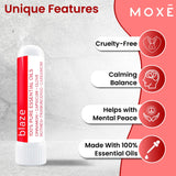 MOXE Blaze nasal-stick, arôme épicé pour réconfort rapide.