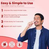 MOXE Blaze nasal-stick, chaleur aromatique lors des pauses quotidiennes.