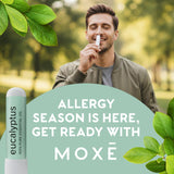 MOXĒ inhalateur eucalyptus – soulagement sinusal rapide et simple.
