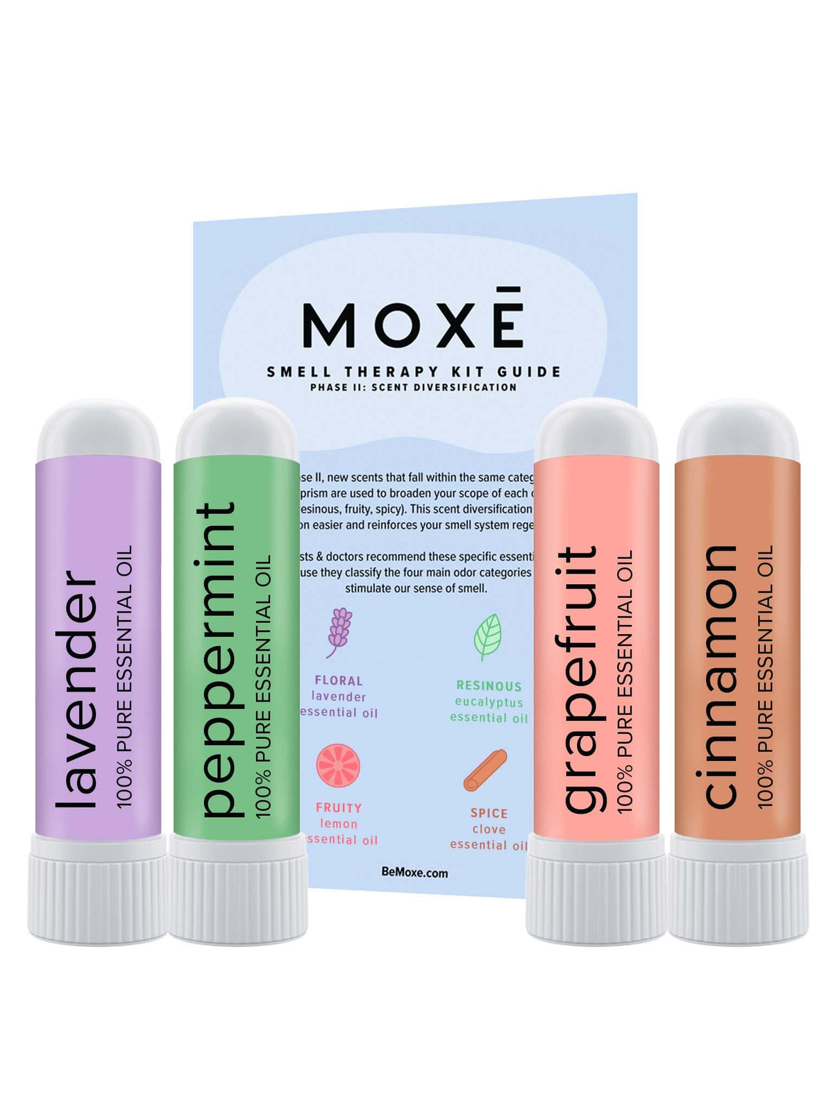 MOXE kit d'entraînement olfactif avec flacon, favorise la diversification des senteurs au quotidien