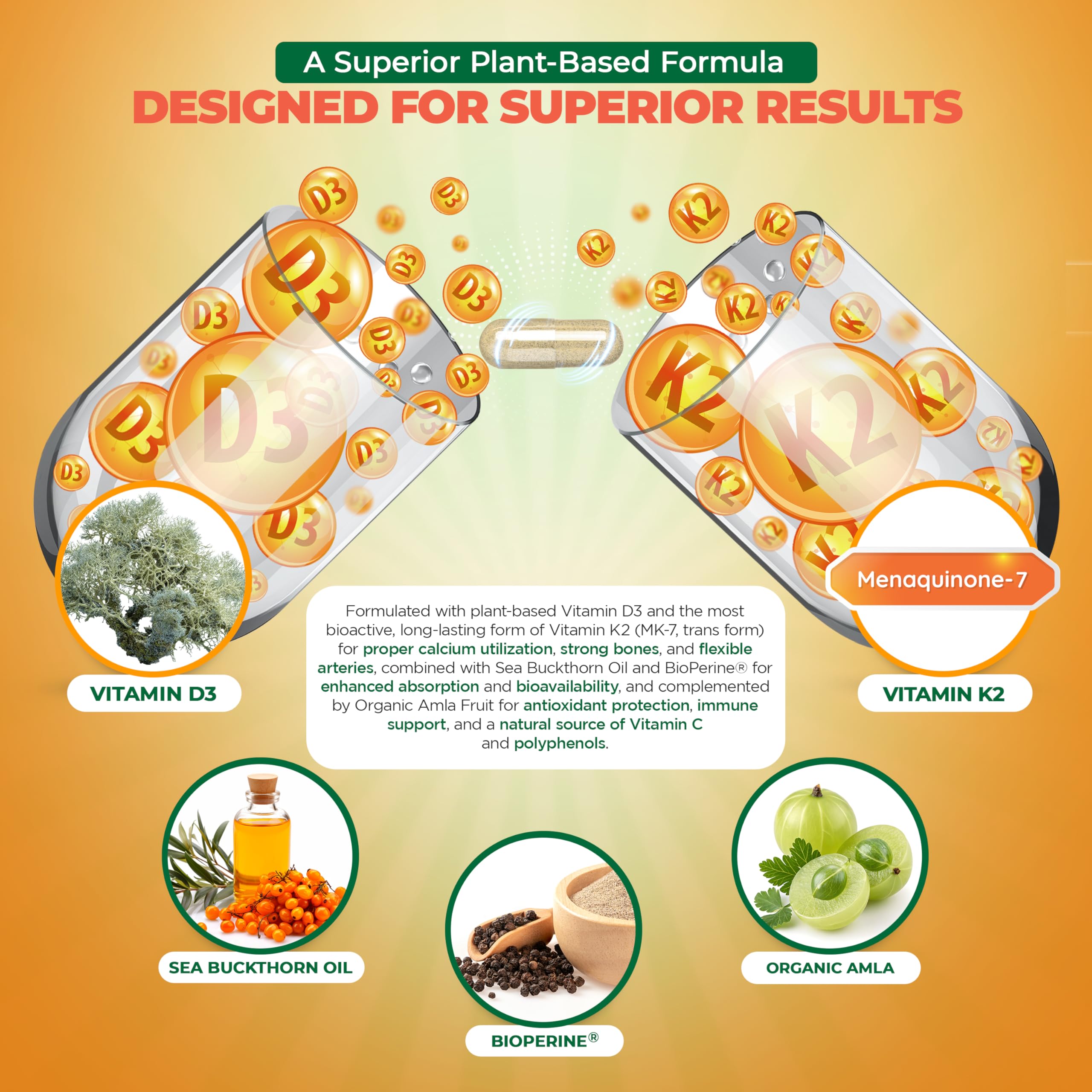 MoxyVites huile d'argousier – ingrédient premium pour absorption.