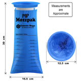 MP MOZZPAK fermeture sécurisée du sac d'émèse pour éviter les odeurs.