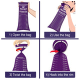 MP MOZZPAK sac vomissements violet, design portable pour voyage.