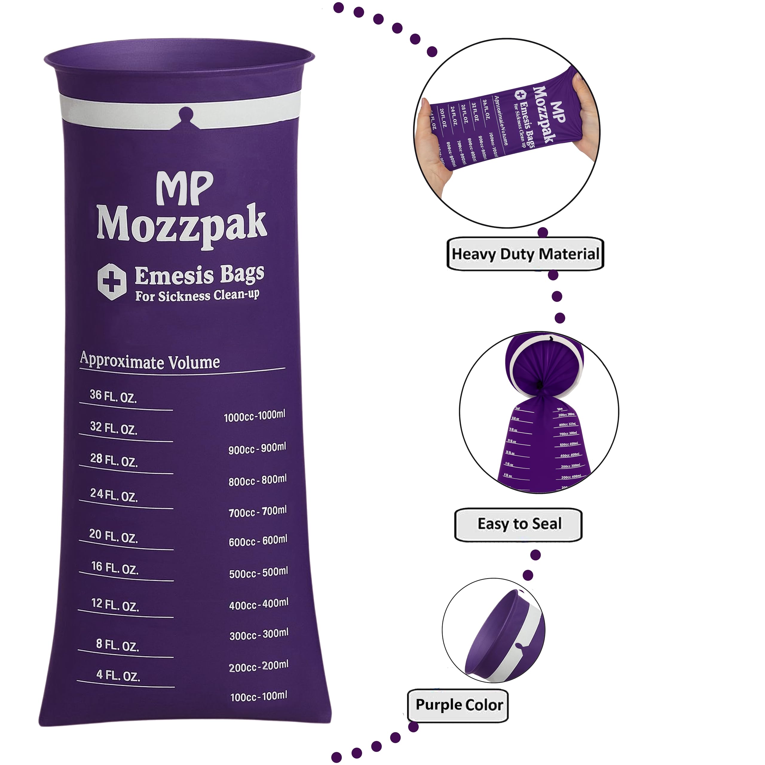 Utilisation en voiture et avion, MP Mozzpak facilite les déplacements.