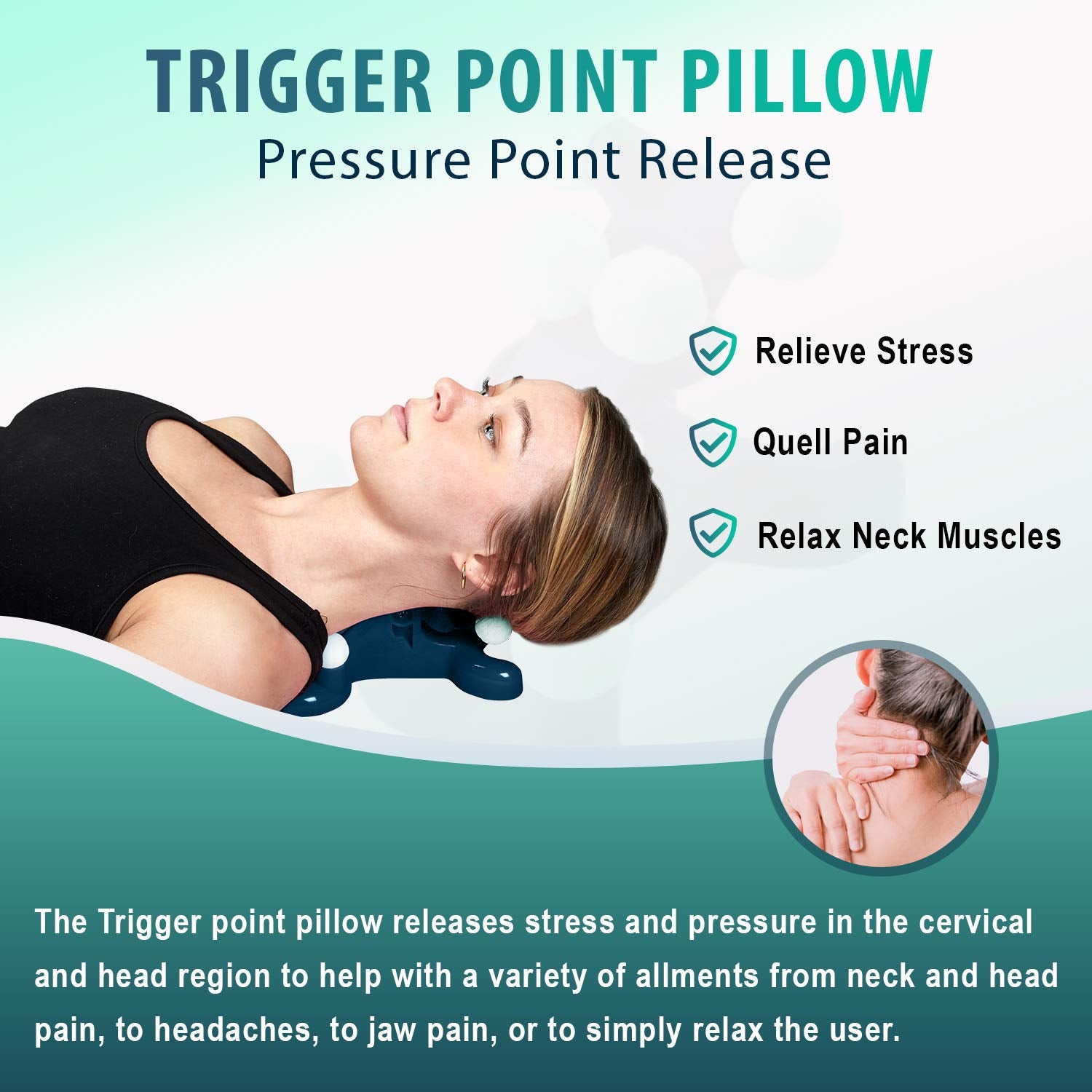 MPMT oreiller confort apaisant pour fatigue et tensions