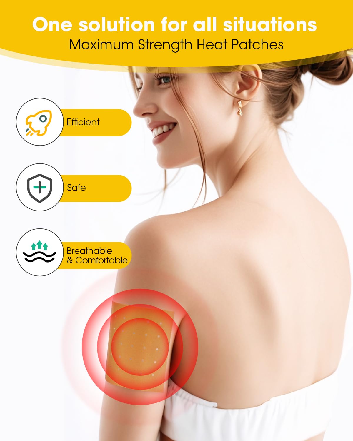 MQXUNMI patch-chaleur-cou: chaleur douce pour les raideurs cervicales