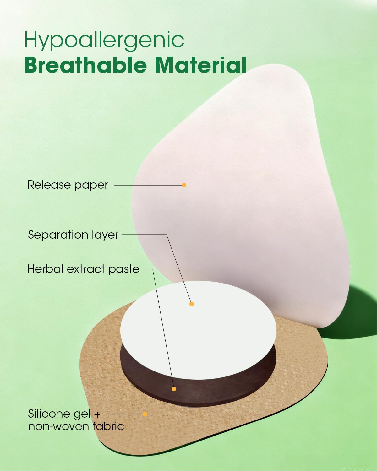 Tissu non tissé doux et hypoallergénique MQXUNMI pour peau sensible