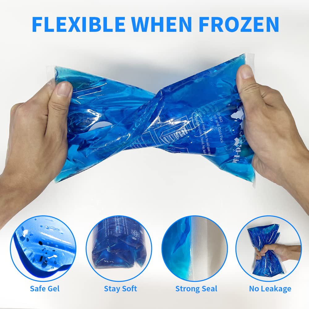 MR.ICE poche gel extralarge flexible même gelée pour les contours