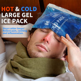 MR.ICE poche gel extralarge appliquée sur l'épaule pour froid ciblé